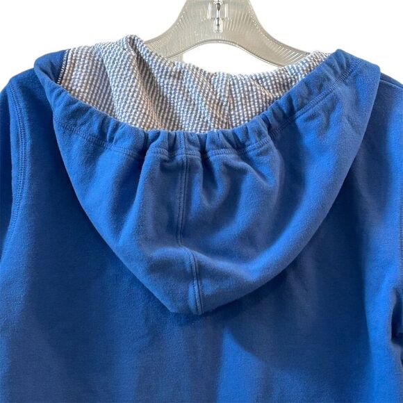 Silver Wear Women's Short Sleeve Zip-Up Hoodie Jacket Blue Size S - Picture 13 of 16
